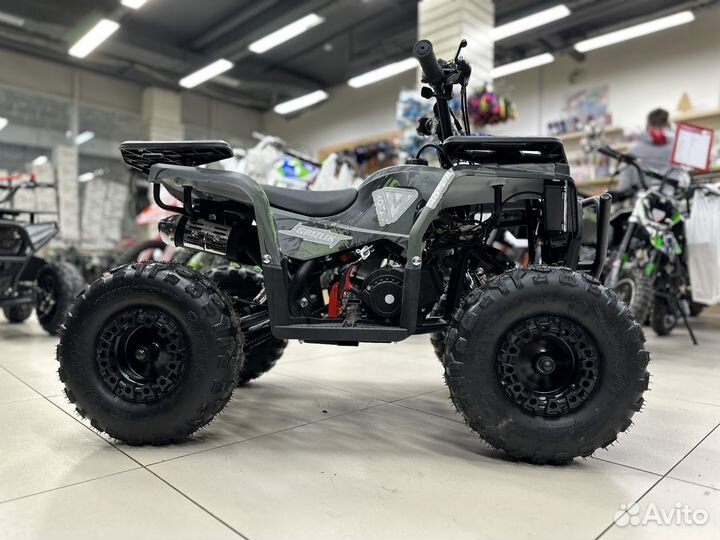 Детский квадроцикл Grizlik Midi ES BW зеленый