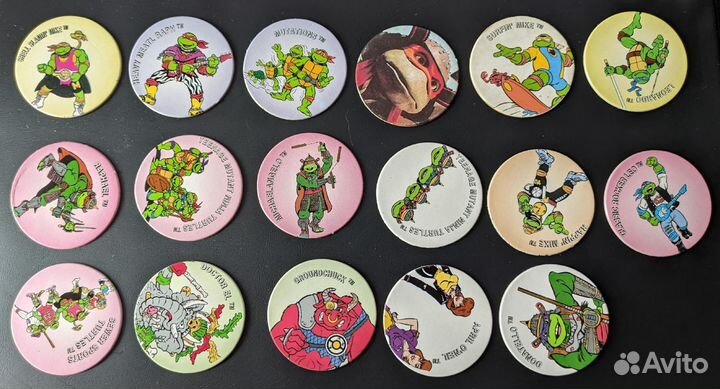 Фишки \ кэпсы Черепашки-ниндзя tmnt