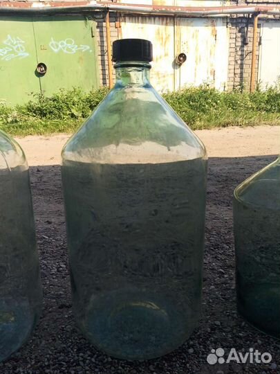 Бутыль стеклянная 20 литров и 10 литров