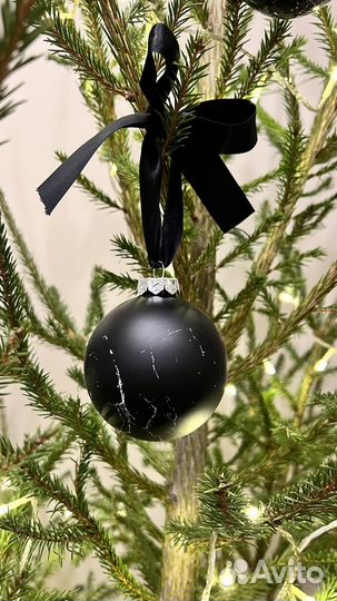 Стеклянные елочные шары