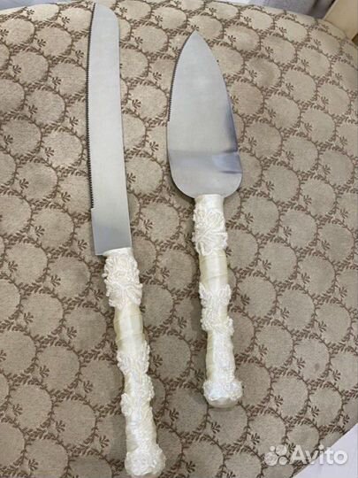 Свадебный Нож и лопатка для торта