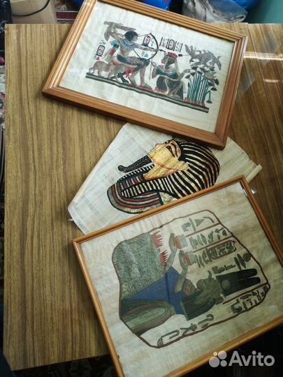 Картины на папирусе