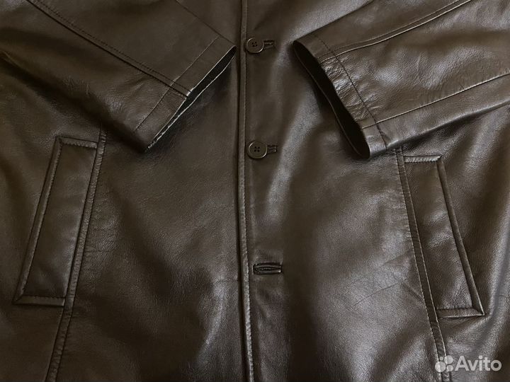 Демисезонная кожаная куртка Giani veroti 52