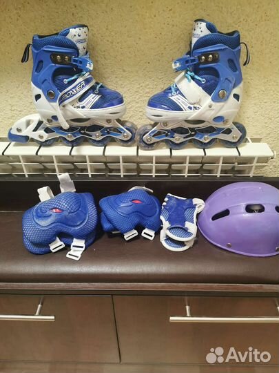 Роликовые коньки детские раздвижные