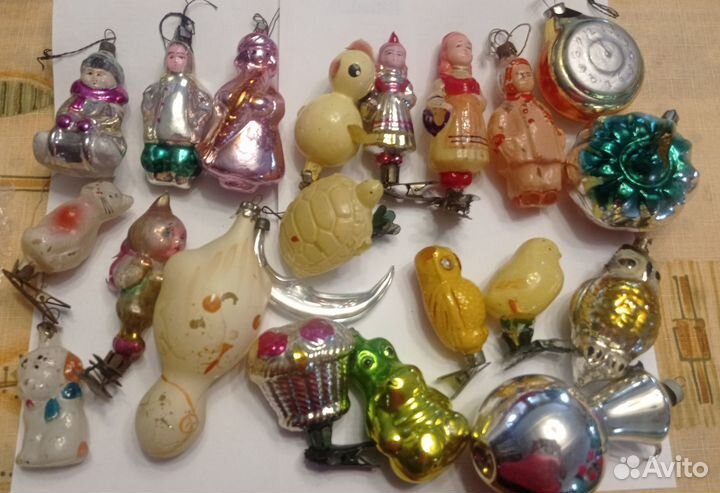 Елочные игрушки СССР в реставрацию