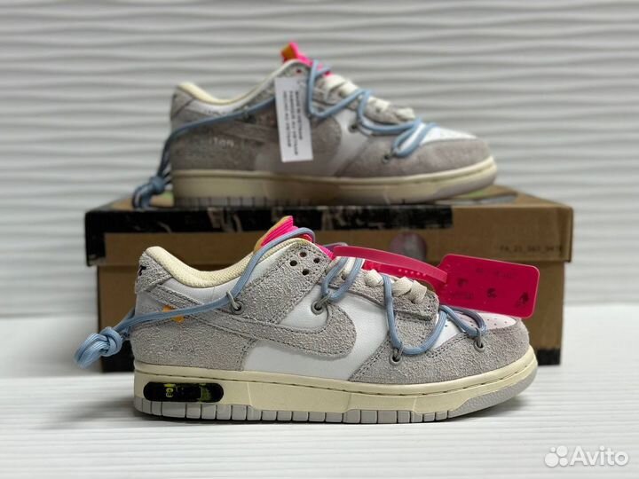 Кроссовки Nike dunk Low x Off white lot