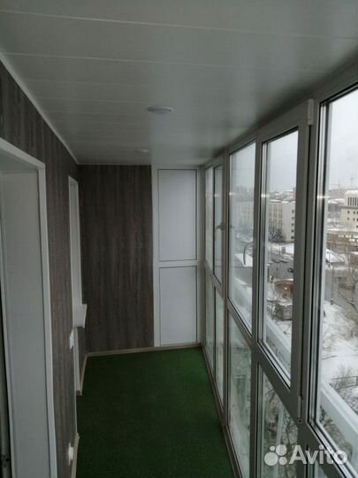 Теплый балкон, остекление, отделка