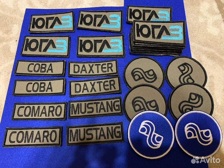 Изготовление шевронов нашивок на липучке