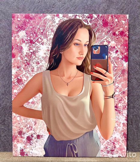 Портрет на холсте