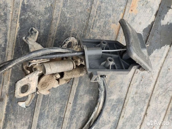 Тросик ручка открывания капота Daewoo lanos sens