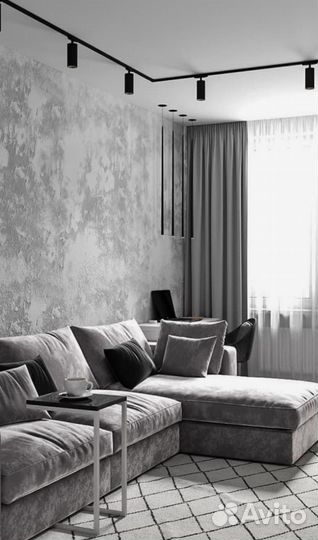 Дизайнерский ремонт Поклейка обоев