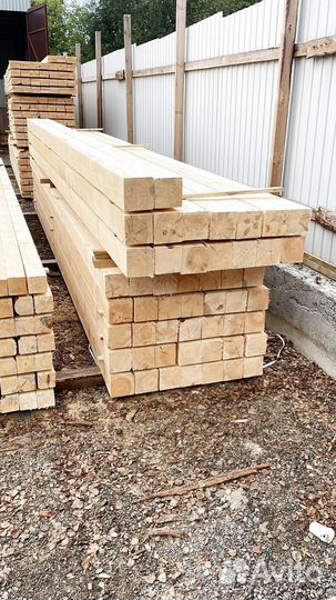 Брус обрезной 100х150х6000мм