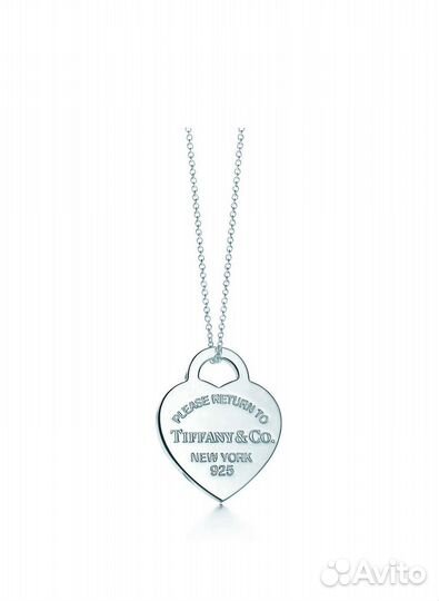 Подвеска tiffany сердце
