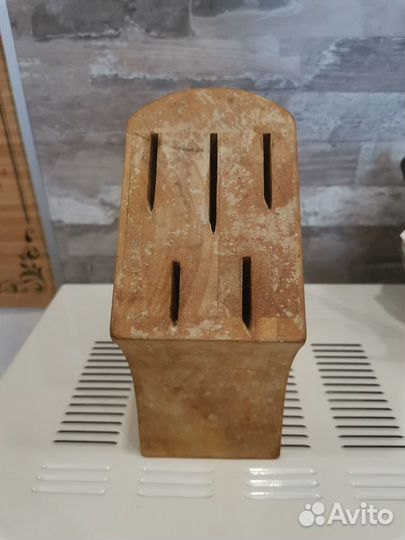 Подставка для ножей дерево