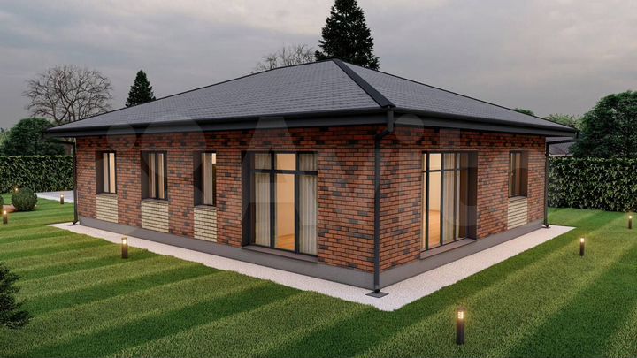 Коттедж 125 м² на участке 6 сот.