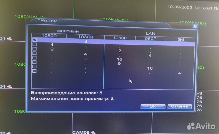 Видеорегистратор Optimus ahdr-2008N бу