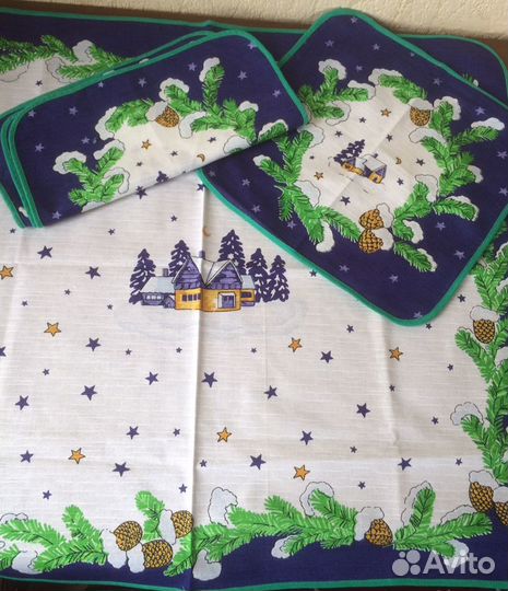 Скатерть салфетки прихватки СССР