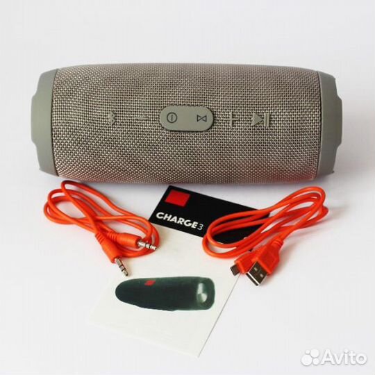 Портативная беспроводная колонка Charge 3+ Серая