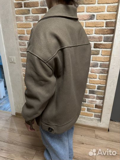 Полупальто женское размер 44 коричневое