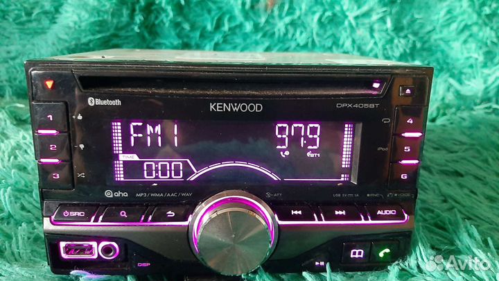 Магнитола 2din kenwood dpx405bt