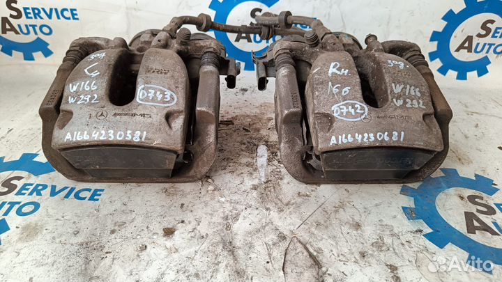 Mercedes ML.GLE W166 C292 Суппорт задний левый