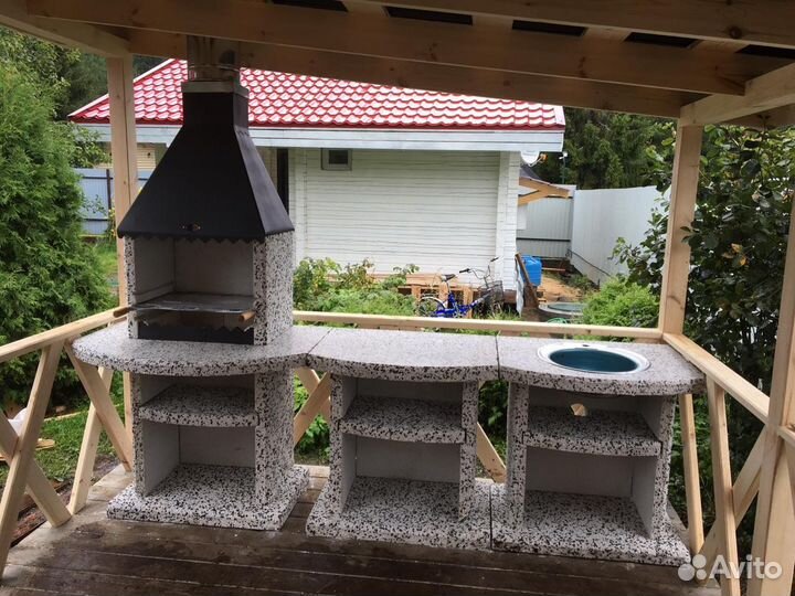 Печи камины барбекю