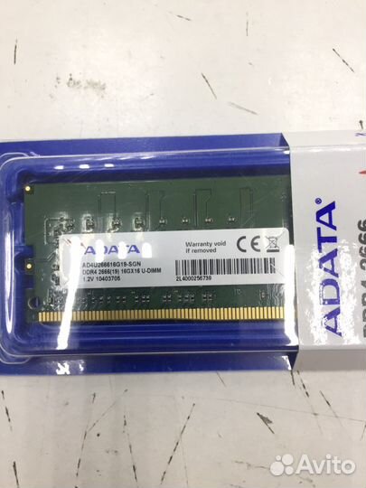 Оперативная память adata Premier 16 гб