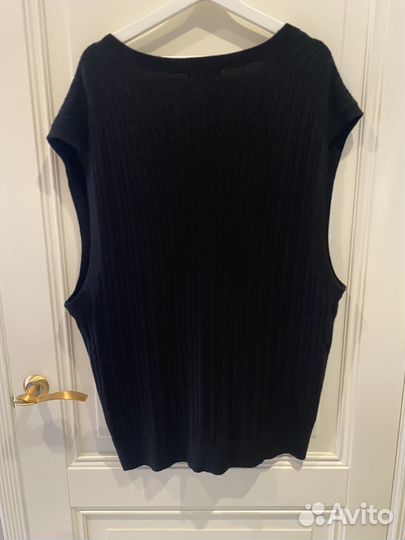 Жилет, безрукавка, шерсть+вискоза, 4 XL