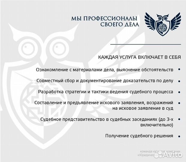 Юрист/Гарантия результат/ Юридическая консультация