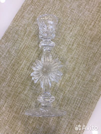 Хрустальный подсвечник