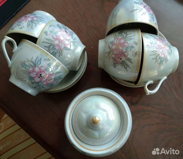 Набор чайный,ссср,Городницкий фарфор