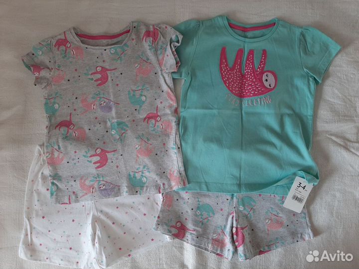 Пижама Mothercare и Petit Bateau