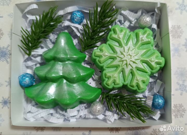 Мыло ручной работы новый год