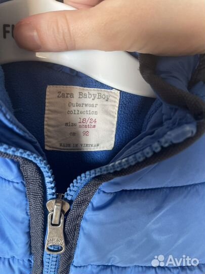 Куртка Zara 86 для мальчика