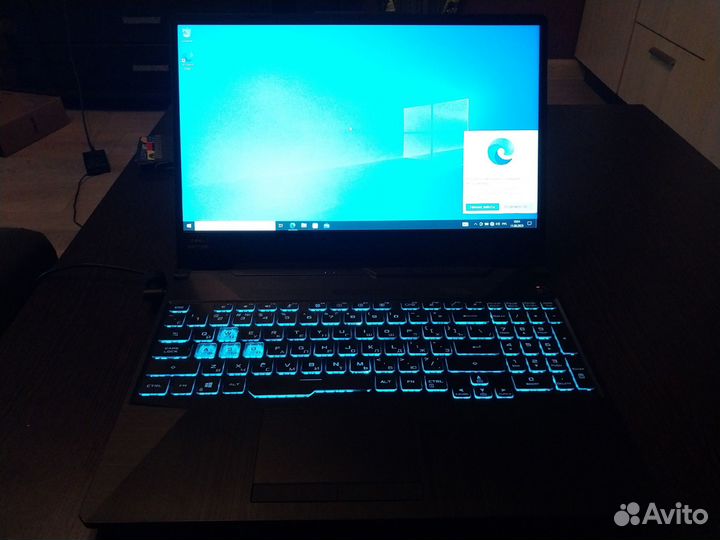 Игровой ноутбук asus TUF gaming 1650ti 16 гб озу