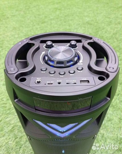 Колонка мощная ZQS 6201 большая с микрофоном