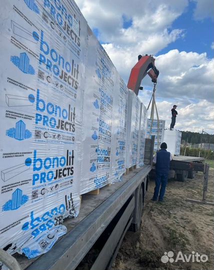 Газобетон с завода Бонолит