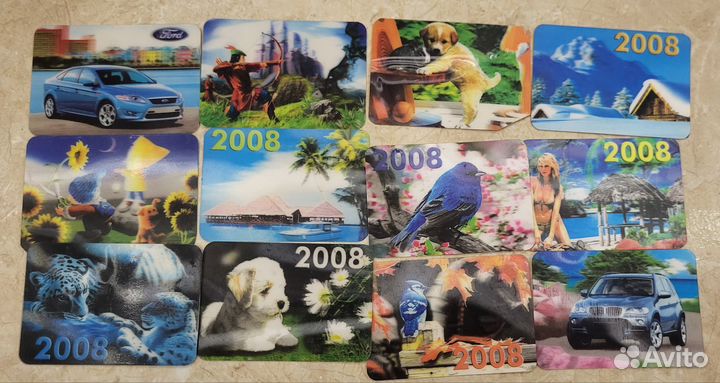 Коллекция календарей 623 шт
