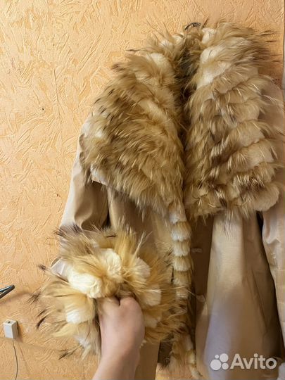 Куртка с натуральным мехом