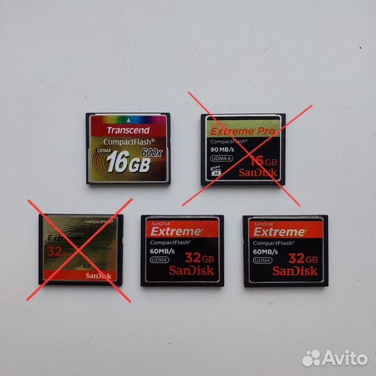 Карта памяти CompactFlash CF Transcent/SanDisk