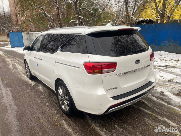 Kia Carnival 2.2 AT, 2017, 112 000 км