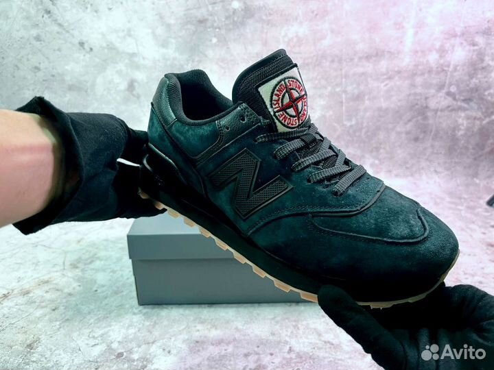 Кроссовки New Balance 574 Stone Island lux