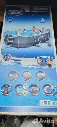 Каркасный бассейн bestway прямоугольный