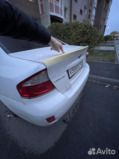 Лип Спойлер subaru legacy bl5