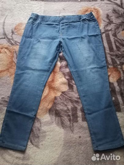 Джинсы женские новые размер примерно 58-60