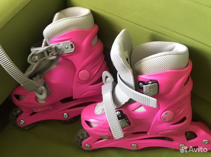 Роликовые коньки для девочки (раздвижные)