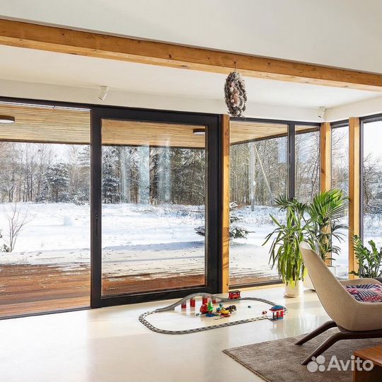 Алюминиевые окна для дома