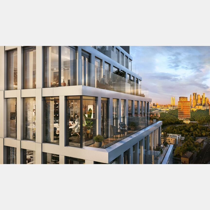 3-к. апартаменты, 61,6 м², 23/28 эт.