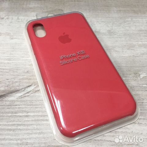 Silicone Case iPhone X/Xs розовый