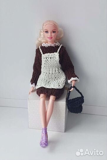 Барби новая, в одежде ручной работы